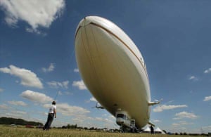 Stella Artois airship in London