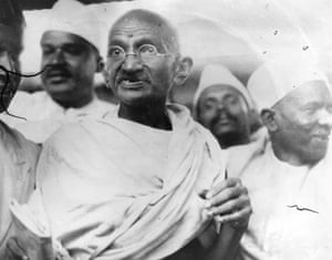 Gandhi leads the Salt March