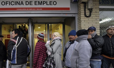 Spanish job centre queue
