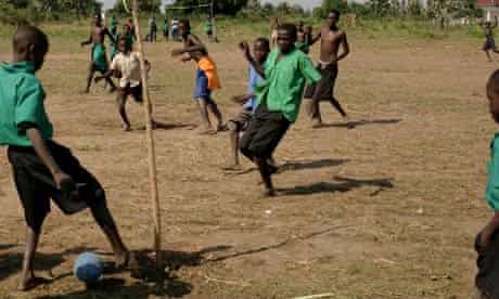katine football africa children