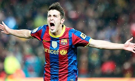David Villa Strikes Twice As Slick Barcelona Thrash Real Madrid La Liga The Guardian