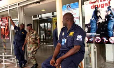 Security guards at Kotoka airport