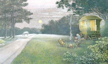 illustration by inga moore for wind in the willows