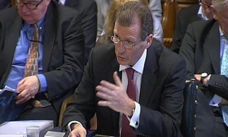 Cabinet secretary Sir Gus O'Donnell gives evidence to MPs on procedures for a hung parliament.