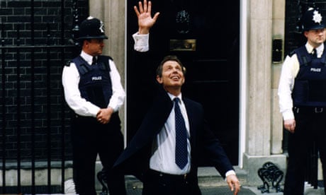 Tony Blair victorious
