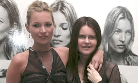 Corinne Day, right, with Kate Moss in 2007.