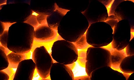 Glowing Coal fire