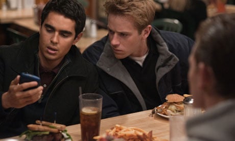 Max Minghella and Armie Hammer in the social network
