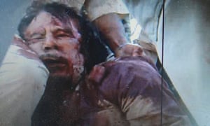 Frame grab of a man purported to be former Libyan leader Muammar Gaddafi