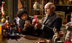 Asa Butterfield and Ben Kingsley in Martin Scorsese's forthcoming film Hugo.