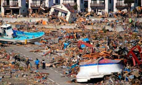 Onagawa, Japan, earthquake wreckage
