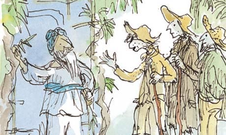 Quentin Blake illustration for Candide
