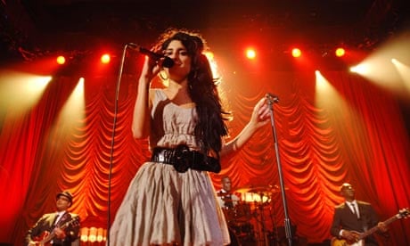 amy winehouse orange dress Amy Winehouse's Final Stage Performance Dress Sold for $243,200