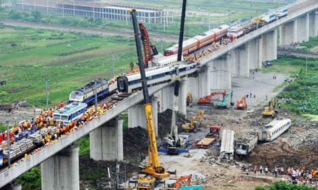 Chinese rail crash