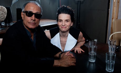 Abbas Kiarostami and Juliette Binoche