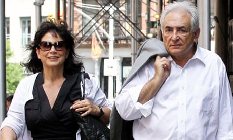 Dominique Strauss-Kahn and Anne Sinclair out in New York