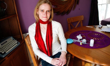 Portrait of cystic fibrosis sufferer Alix Stredwick