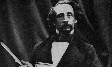 Charles Dickens giving a reading