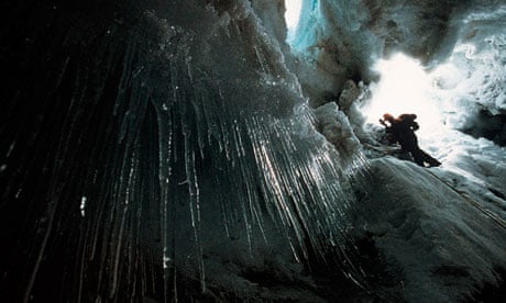 A still from Touching the Void (2003)