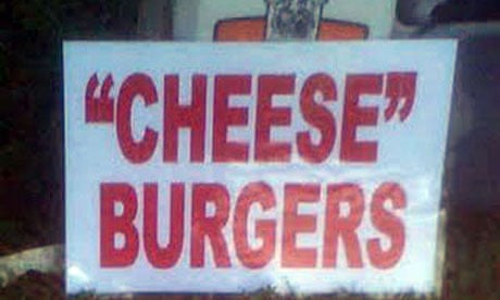 'cheese' burgers sign on smosh blog