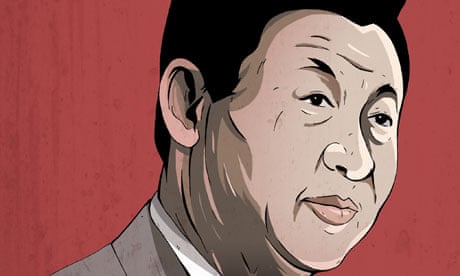 Xi Jinping profile illustration for the Guardian