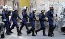 Clashes between pro-reform protesters and police in Manama, Bahrain