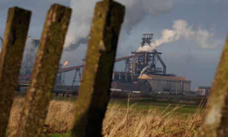 Steelworks at Redcar, northern England
