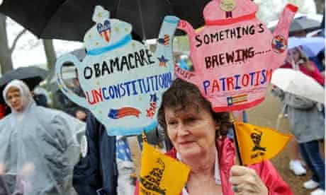 A Tea Party rally in Washington, March 2012. 