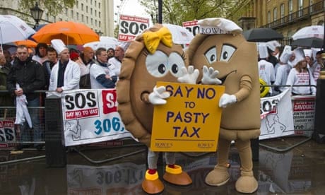 Pasty tax protest