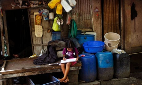 Girl in a Mumbai slum