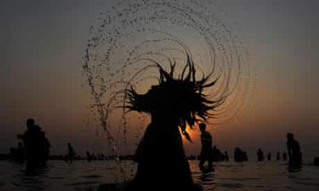 Sadhu in the Bay of Bengal