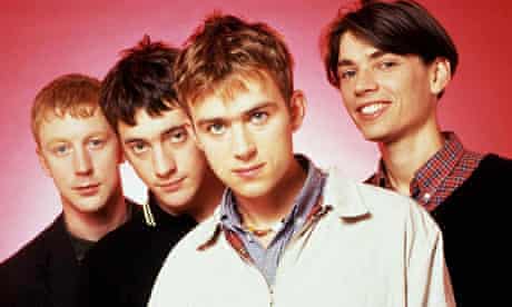 Blur, left to right: Dave Rowntree, Graham Coxon, Damon Albarn and Alex James