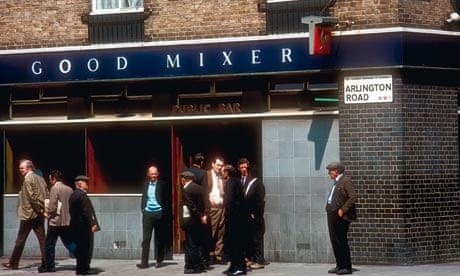 Camden Town pub the Good Mixer and its customers in the 1970s.