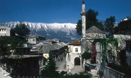 Albanian town, Gjirokaster region