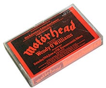 A Motörhead live bootleg tape.