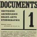 Magazine cover of Documents (Issue 1, 1929)
