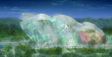 Frank Gehry's project of the Louis Vuitton Foundation for Creation