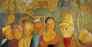 A detail from Faces of Russia, by Boris Grigoriev
