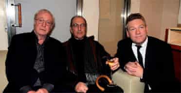 Michael Caine, Harold Pinter and Kenneth Branagh