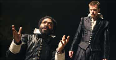 Chiwetel Ejiofor (Othello) and Ewan McGregor (Iago) in Othello, Donmar Warehouse, London
