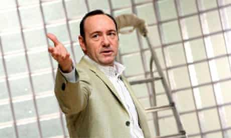 Kevin Spacey (Charlie Fox) in Speed-the-Plow, Old Vic, London