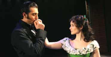 Jill Paice (Scarlett O'Hara) and Darius Danesh (Rhett Butler) in Gone With The Wind, New London Theatre