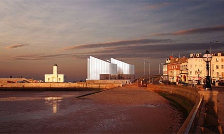Artists impression of Margate's Turner Contemporary