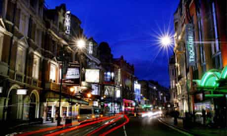 London's Theatreland in the West End