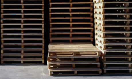 A pile of pallets