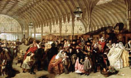 The Railway Station by William Frith