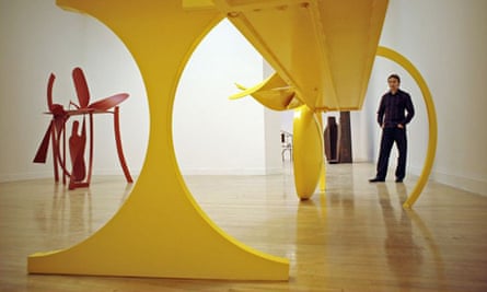 Sunfeast (right) and Reality and Illusion by Anthony Caro