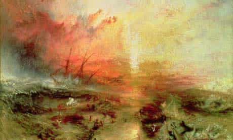 1000 artworks: Turner's Slaver Throwing Overboard the Dead and Dying, Typhoon Coming On