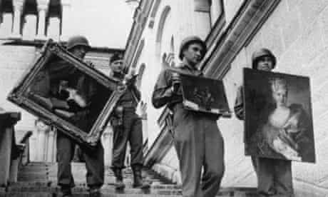 US soldiers carrying looted art discovered in Austria