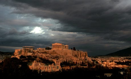 The ancient Acropolis in Athens, Greece